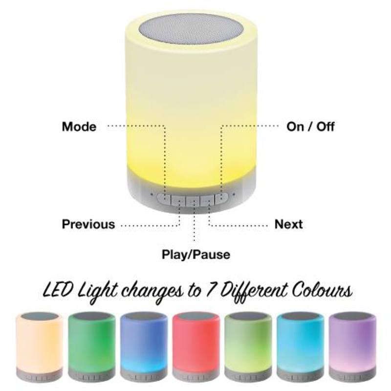 7 Colors Bluetooth Speakers 202a